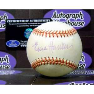 Ernie Harwell Autographed/Hand Signed Baseball (Light 