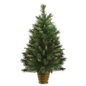  3 Artificial Augusta Pine Christmas Tree in Pot