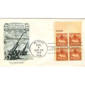  United States First Day Cover Centennial Fort Bliss Issued 