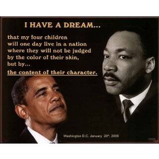 Professionally Framed Martin Luther King Jr and President Barack Obama 