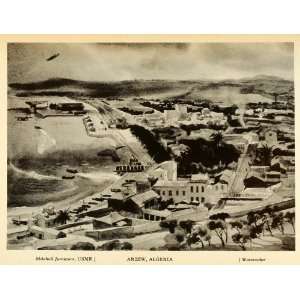  1944 Print Arzew Algeria Africa Cityscape World War II 