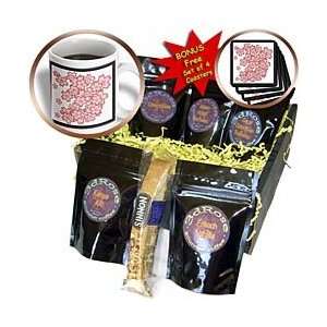   Flowers On White and Black   Coffee Gift Baskets   Coffee Gift Basket