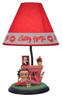 Betty Boop Telephone Lamp Collectible Night Light Stand  