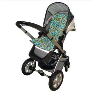   Tivoli Couture Luxury Plush Reversible Stroller Liners in Lagoon Baby