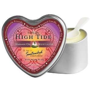  Earthly Body Suntouched Hemp Candle Heart Tin, High Tide 