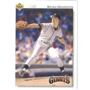  1992 Upper Deck # 667 Bryan Hickerson San Francisco Giants 