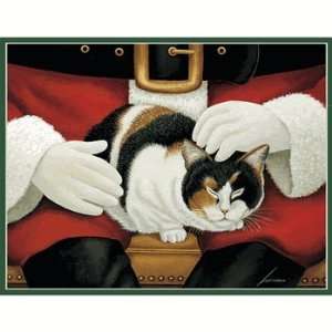   MANGELSDORF 21 Christmas Cards by LANG, CAT art by Lowell Herrero
