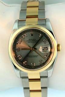 Rolex Datejust 2005 Stainless and 18k Gold Mens Watch.  
