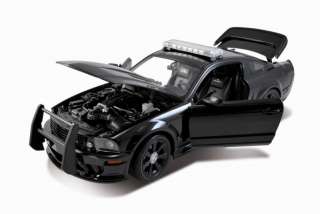 WELLY 2007 SALEEN S281 E MUSTANG POLICE CAR 1/18 BLACK  