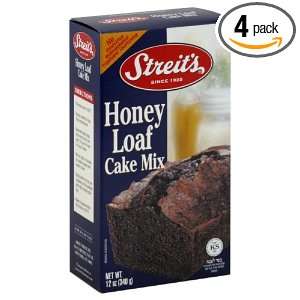 Streits Cake Mix, Honey, Passover, 12 Ounce (Pack of 4)  