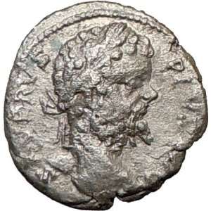 SEPTIMIUS SEVERUS Emesa Unpublished Authentic Ancient Silver Roman 