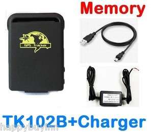 New Car Personal Pets GPS Tracker TK102 B with Memory + Car Charger 