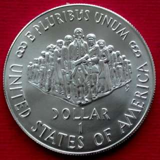 USA.Silver Coin 1 Dollar US Constitution,1987 UNC  