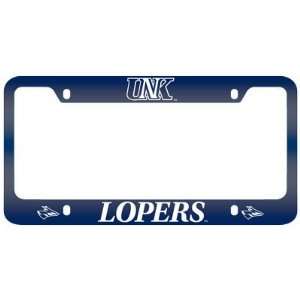   of Nebraska Kearney Unk Lopers License Plate Frame