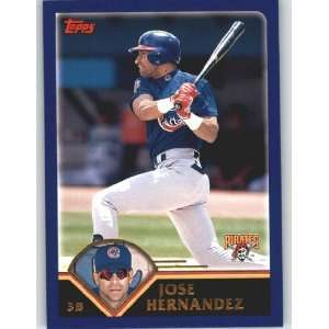  2003 Topps Traded #T55 Jose Hernandez   Milwaukee Brewers 