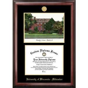  University of Wisconsin Milwaukee Gold Embossed Diploma 