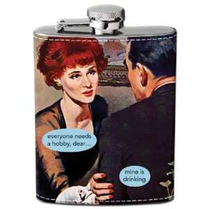  Drinking Is My Hobby Hip Flask