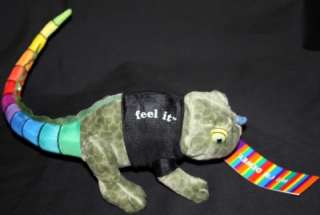 Dewey Color Chameleon Lizzard Stuffed Toy Animal NWT  