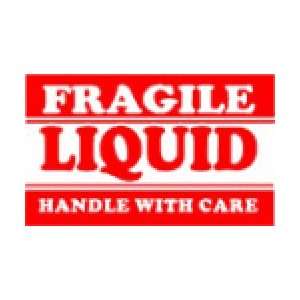  Fragile   Liquid Label 2 X 3