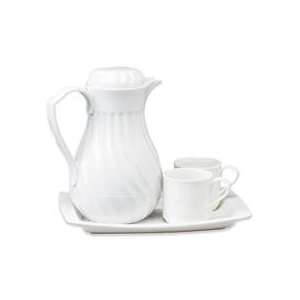  Hormel Corporation  Insulated Swirl Carafe Set, With Tray 