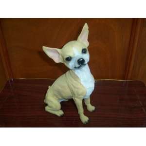  Chihuahua Puppy Dog Figurine    Cream    9