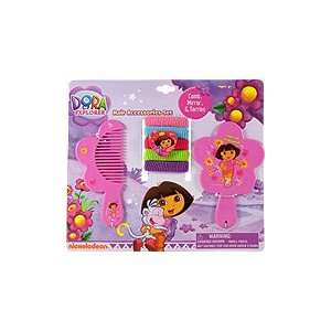 Dora The Explorer Hair Accessories   Comb, Mirror & Teriers, 1 set 