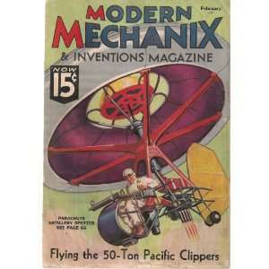 Flying the 50 Ton Pacific Clippers (Modern Mechanix & Inventions 