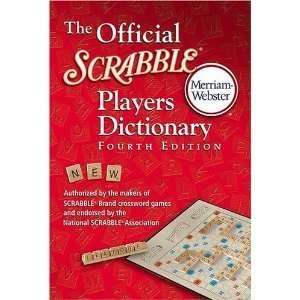  The Official Scrabble Players Dictionary [Hardcover]  N/A 