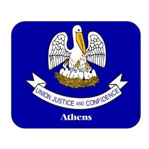  US State Flag   Athens, Louisiana (LA) Mouse Pad 