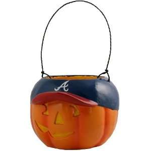 Atlanta Braves Halloween Pumpkin Bucket 