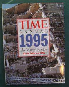 TIME ANNUAL 1995 THE YEAR IN REVIEW HARDBACK 1ST ED OKLAHOMA CITY 