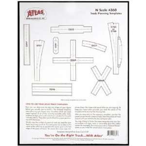  Atlas Model   Scale Track Template Kit N (Trains) Toys 
