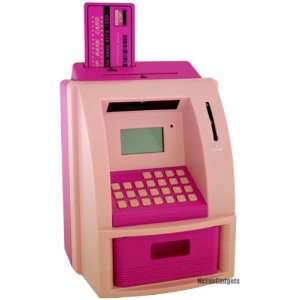  ATM Machine Savings Bank with Built in Clock Alarm 