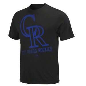  Colorado Rockies Black Winning Sign Modern Fit T Shirt 