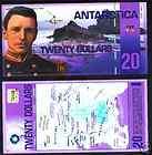 antarctica note 20 dollars 30 8 2008 plastic p nl unc $ 32 00 time 