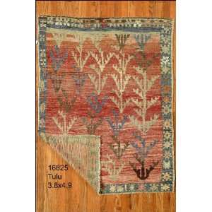  3x4 Hand Knotted Tulu Turkey Rug   38x49