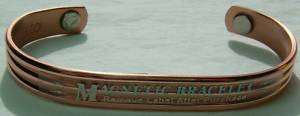 Copper & Magnets Bracelet Wheeler Arthritis Sciatica Healing Folklore 