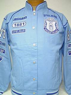 Womens Spelman College Jaguars Racing Style Jacket HBCU  