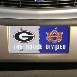  Georgia Bulldogs/Auburn Tigers House Divided Mirror 