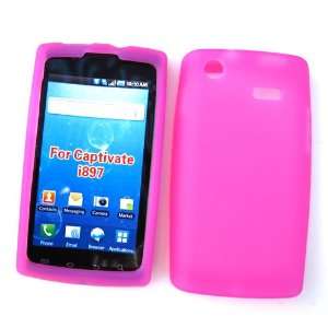  Samsung Captivate I897 (AT&T) Silicone Skin Case, Pink 