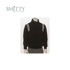  Smitty Umpire Jacket   Pullover Long Sleeve   Black/White 