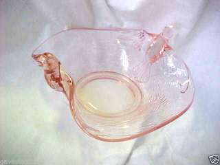 Antique Pink Depression glass bowl  