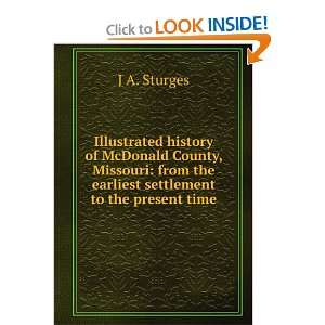   settlement to the present time J A. Sturges  Books