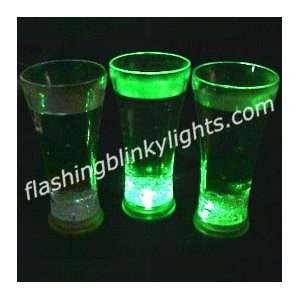  Green Pilsner Lighted Glasses   SKU NO 10245 Kitchen 