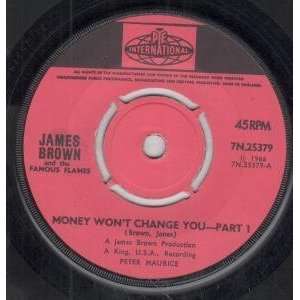  MONEY WONT CHANGE YOU 7 INCH (7 VINYL 45) UK PYE 