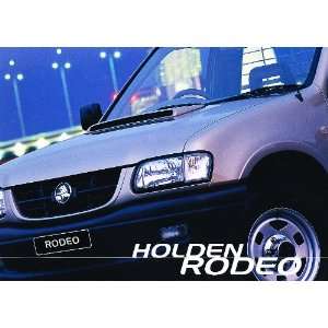 2002 Holden Rodeo Pickup Truck Australian Original Sales 