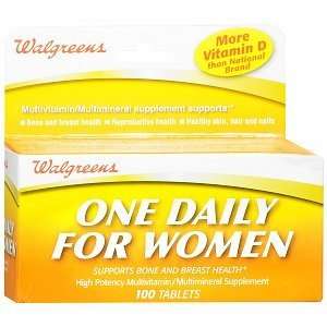   One Daily Women Tablets, 100 ea Health 