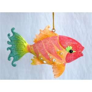   Ornament Fantasy Parrot Fish December Diamond