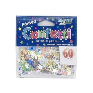  12 Bags of 60th Birthday Confetti Mix