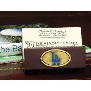  MLB Los Angeles Dodgers Baseball Business Card Holder 
